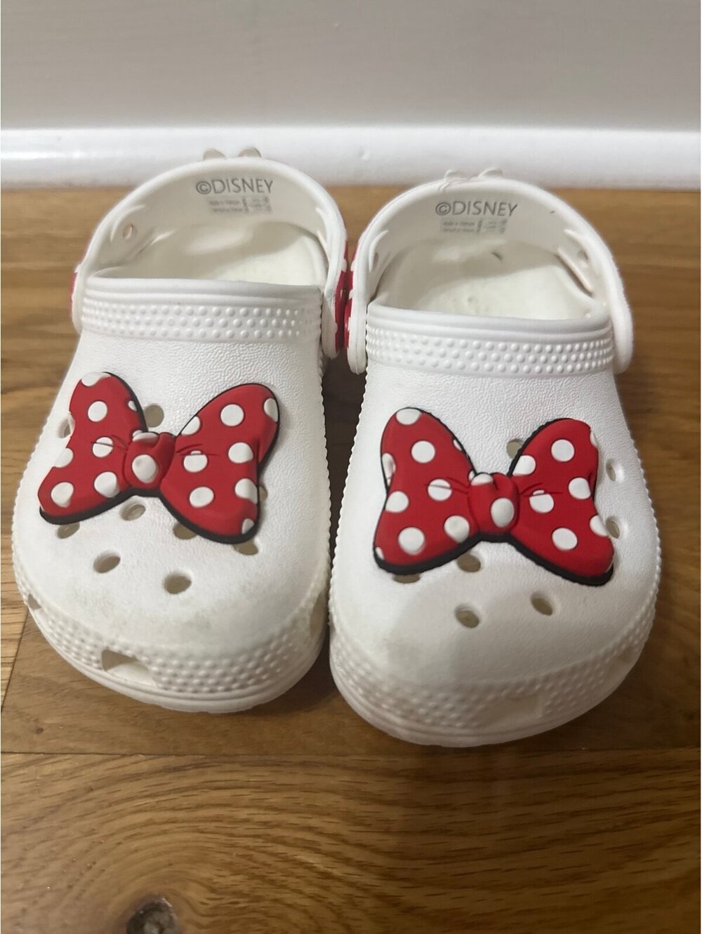 Crocs Disney Minnie Mouse Girls White Size C7